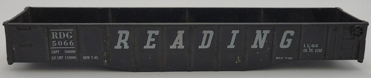 Kusan 305-2 O Gauge Black Reading Gondola Shell #5066