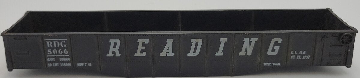 Kusan 305-2 O Gauge Black Reading Gondola Shell #5066