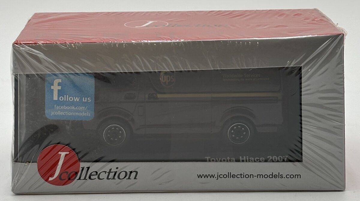 JCollection JC125 1:43 2007 Toyota Hiace UPS HK Delivery Van