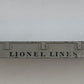 Lionel 6411-2 Diecast Gray Lionel Lines Flat Car Frame w/ Hand Rails & 3 Steps