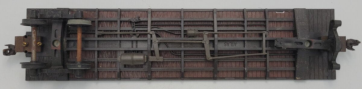 Atlas 49417-2 O Gauge UP Cattle Car Bottom Frame w/ One Operating Coupler Truck