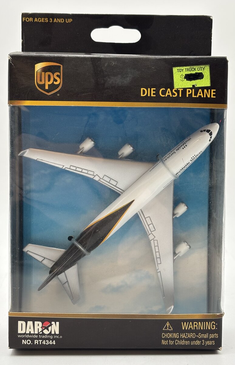 Daron Worldwide Trading RT4344 1:400 UPS Boeing 747-400 Plane Diecast