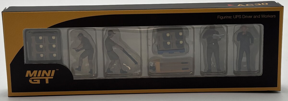 Mini GT MGTAC30 1:64 UPS Driver & Workers
