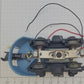 Lionel 8121-70 Light Blue Diecast F-3 Diesel Loco Coupler Truck Assembly