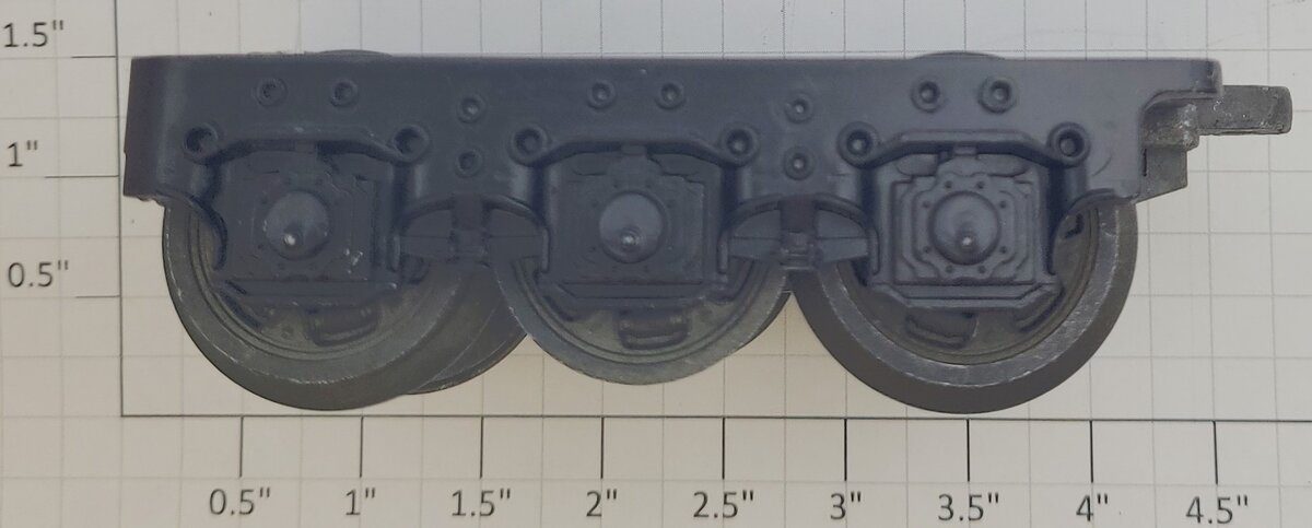 Lionel 18316-25 Black Diecast GG-1 6-Wheel Motor Truck