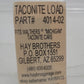 Haybros 4014-02 Black Taconite Load Part Fits Walthers "Michigan" Taconite Cars