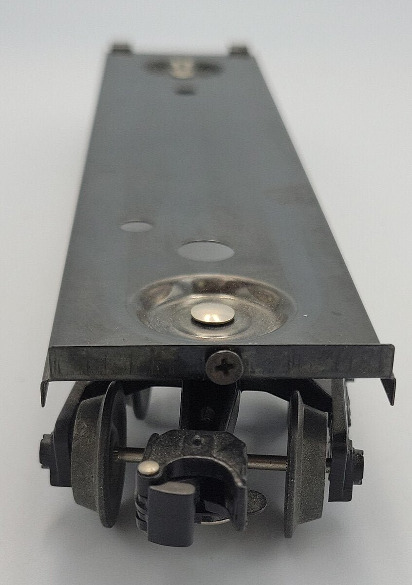 Lionel 6464-9 O Gauge Black 3 Hole Boxcar Frame w/ 9150 Operating Coupler Trucks