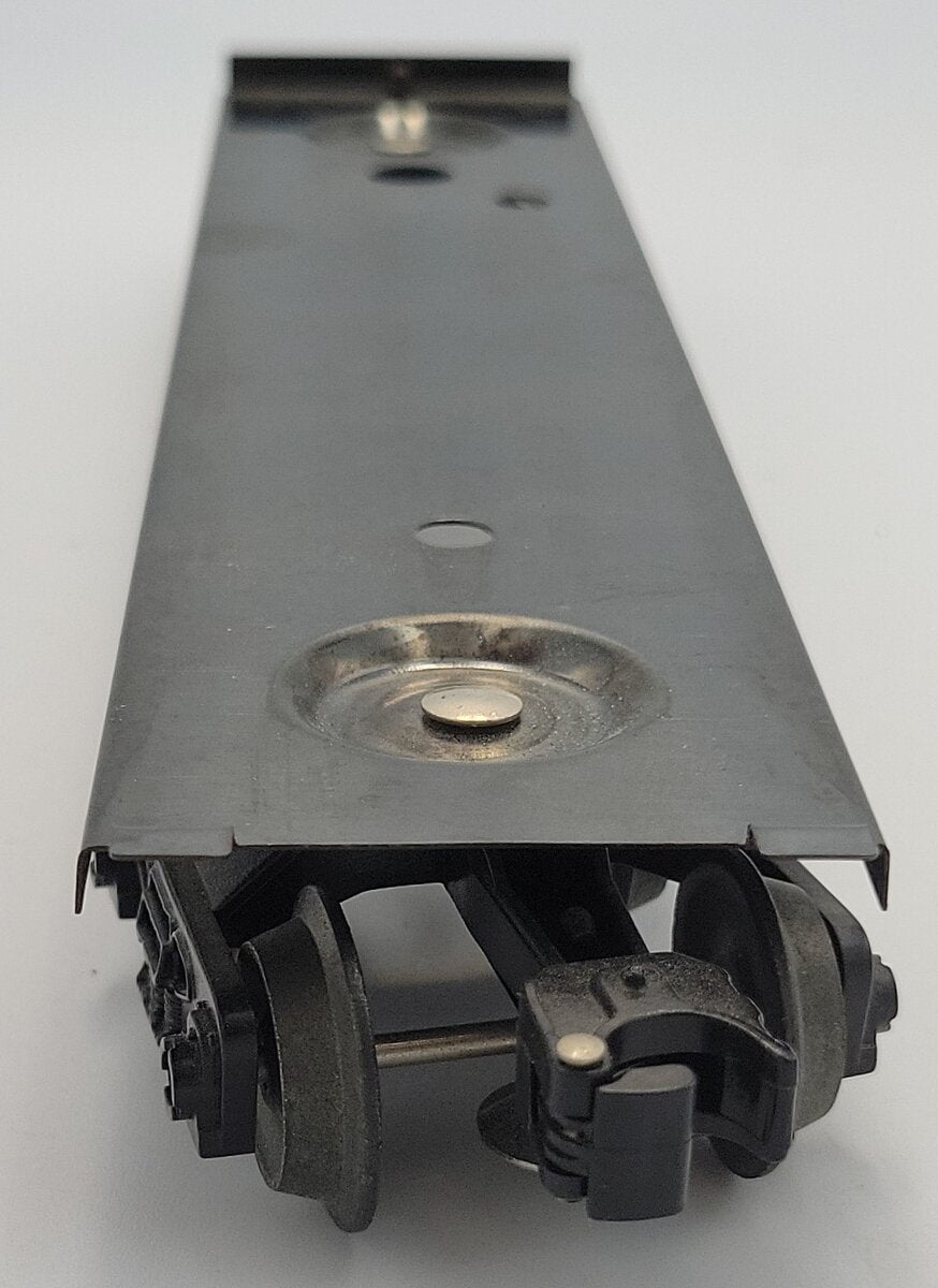Lionel 6464-9 O Gauge Black 3 Hole Boxcar Frame w/ 9150 Operating Coupler Trucks