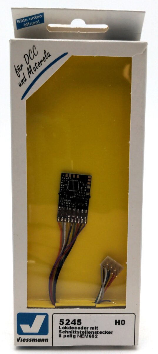 Viessmann 5245 HO Scale 8 Pin NEM652 Decoder