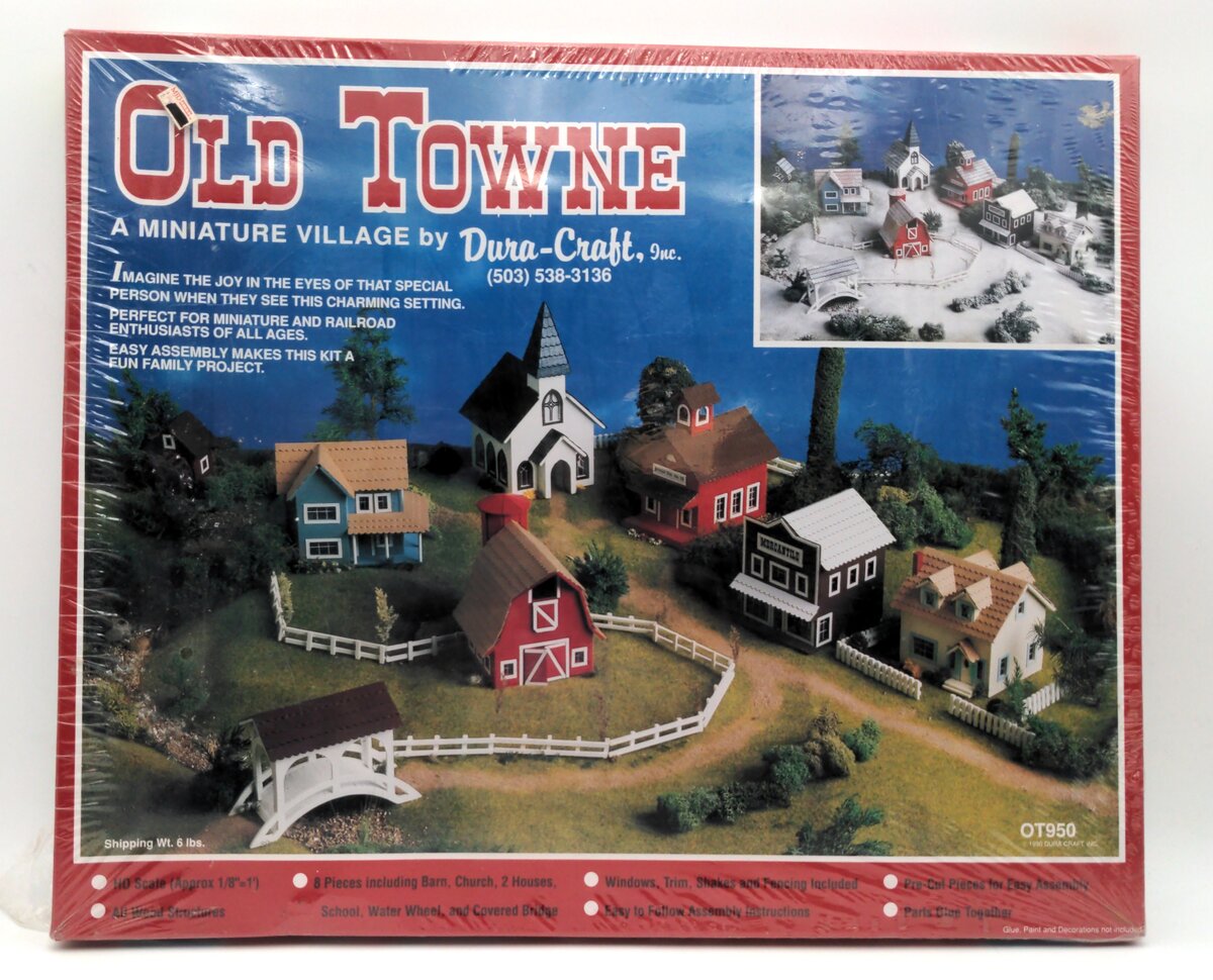 Dura-Craft OT950 HO Scale Old Towne Miniature Village Kit