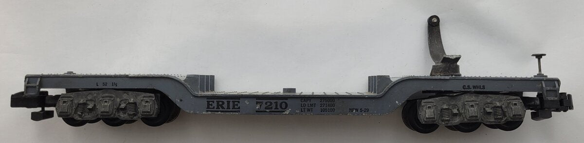 American Flyer 7210-4 Cast Gray Erie Spotlight Car Frame with Broken Bracket