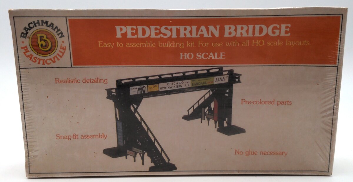 Bachmann 2672 HO Scale Pedestrian Bridge Kit