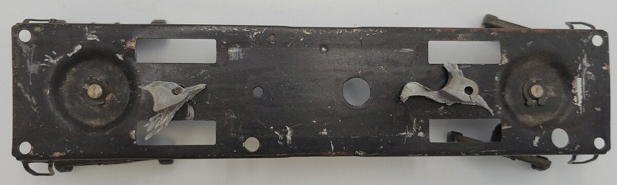 Lionel 6465-6 O Gauge Gray Metal Tank Car Frame with Some Rust