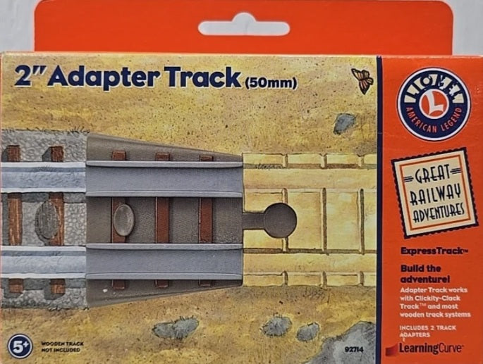 Lionel 92714 Vintage Learning Curve Great Railway Adventures 2" Adapter Track