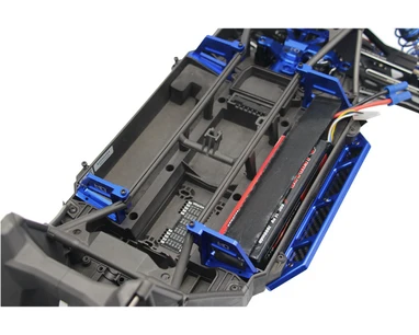 Hot Racing XMX126M06 Traxxas Mini Maxx Tall Battery Flex Strap Hold-Down Set