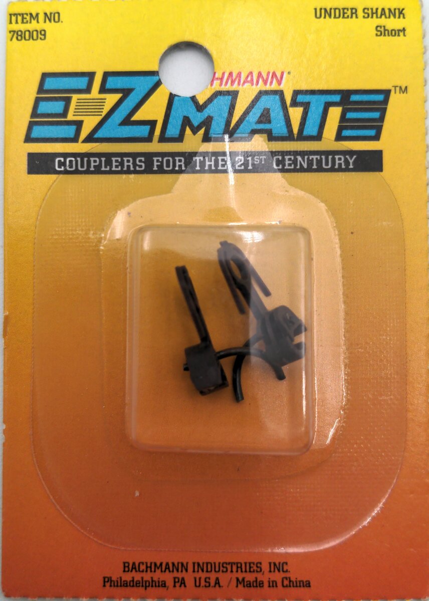 Bachmann 78009 HO Scale EZ Mate Couplers Under Shank Short