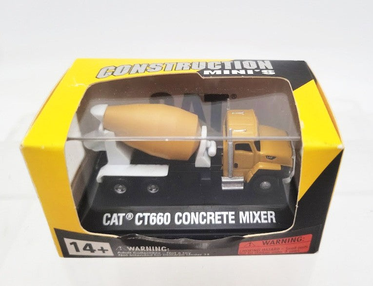Norscot 55461 1:87 Scale Yellow Construction Mini's CAT 660 Concrete Mixer
