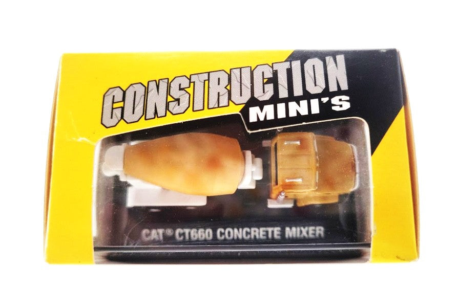 Norscot 55461 1:87 Scale Yellow Construction Mini's CAT 660 Concrete Mixer