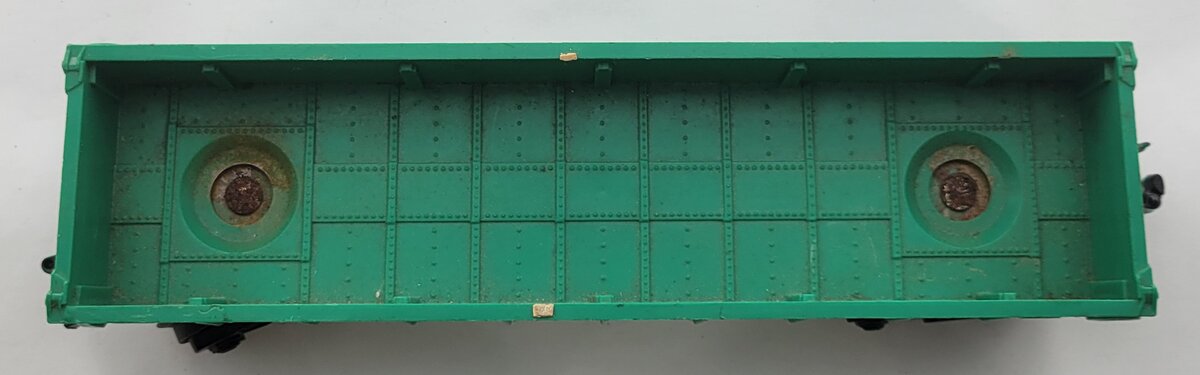 Lionel 6112-86 O Gauge Green Gondola with Trucks & One Broken Coupler #6142