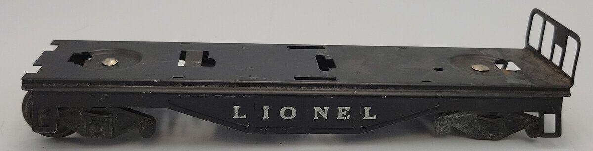Lionel 6119-4 O Gauge Black Metal Caboose Frame with Truck Frames