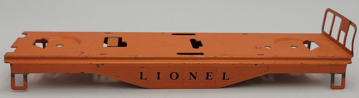 Lionel 6119-4 O Gauge Metal Orange Caboose Frame