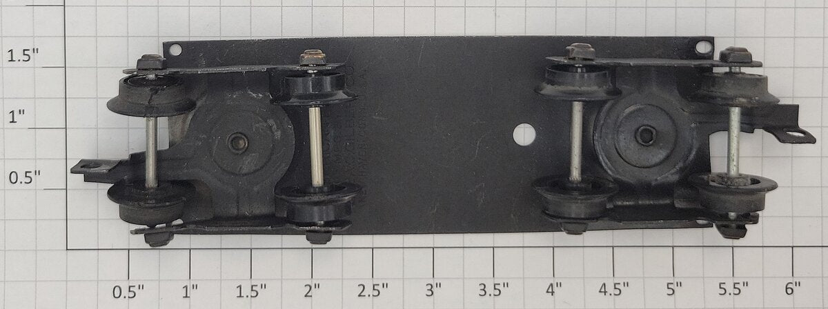 American Flyer PA9985 S Scale Cupola Caboose Frame with Truck Frames