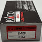 Kato 2-120 HO Gauge Code 83 4 1/2" Straight UniTrack Sections (Pack of 10)