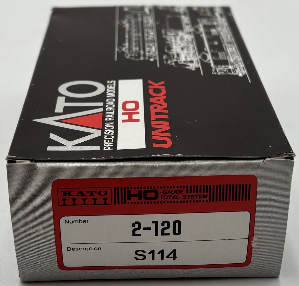 Kato 2-120 HO Gauge Code 83 4 1/2" Straight UniTrack Sections (Pack of 10)