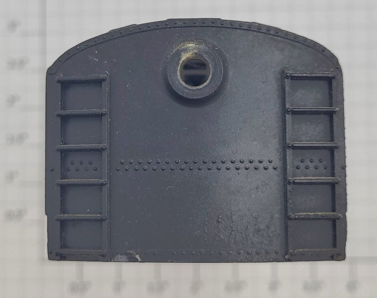 Lionel 2460-2 O Gauge Black Bucyrus Erie Crane Cab with Closed Smokestack Hole