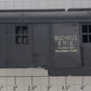 Lionel 2460-2 O Gauge Black Bucyrus Erie Crane Cab with Closed Smokestack Hole