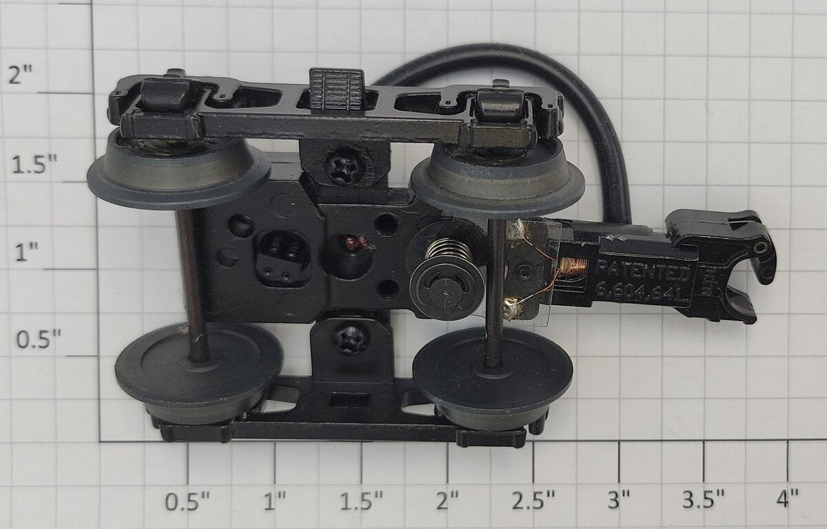 MTH DA-1140144A O Gauge Atlantic 4-4-2 4-Wheel Rear Tender Truck w/ Protocoupler