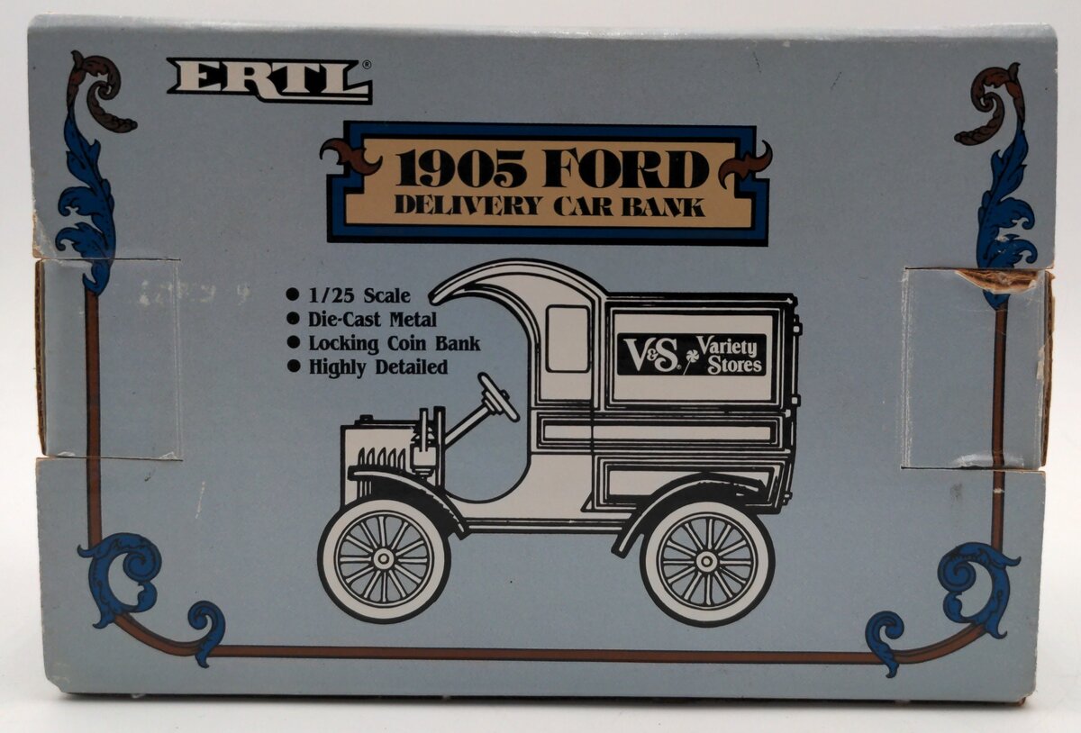 Ertl 9622 1:25 Scale Diecast 1905 Ford Variety Stores Delivery Car Bank
