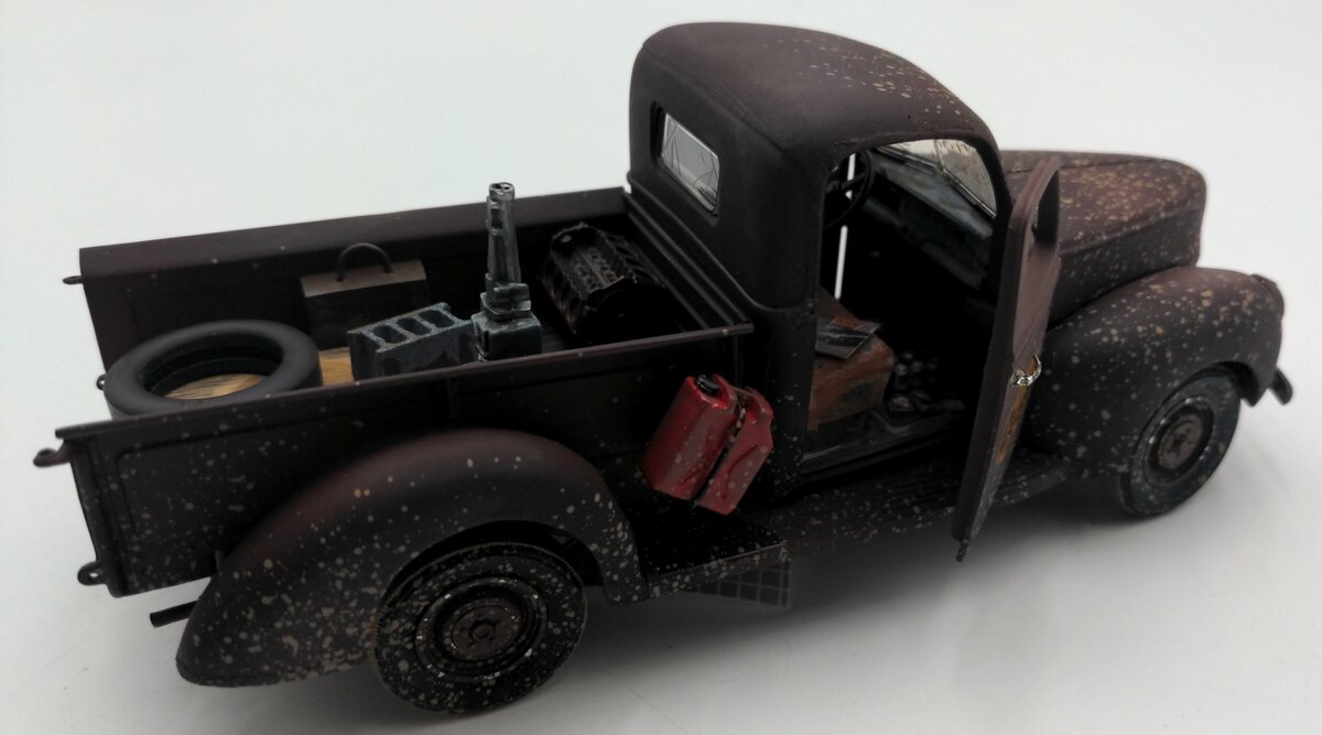 Franklin Mint B11YS96 1:24 Scale Diecast 1940 Ford Pick Up Clements Auto Salvage LN
