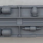 Lionel 19651-2 Gray ATSF Illuminated Tool Car Body Shell with Brown Roof #19651
