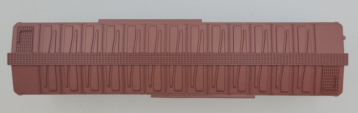 Lionel 19651-2 Gray ATSF Illuminated Tool Car Body Shell with Brown Roof #19651