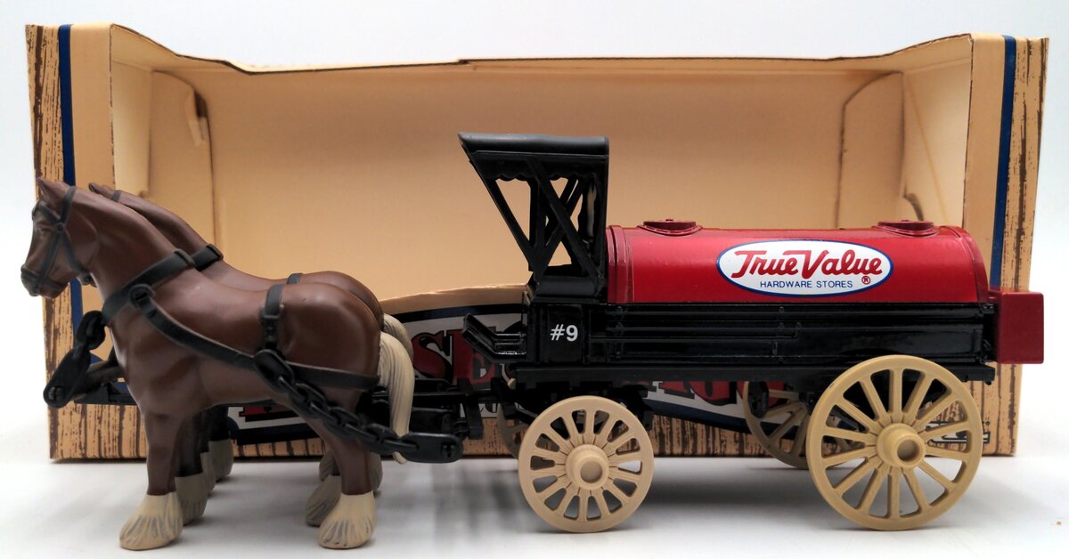 Ertl 7624-10EO 1:25 Scale Diecast True Value Hardware Horse & Wagon Coin Bank