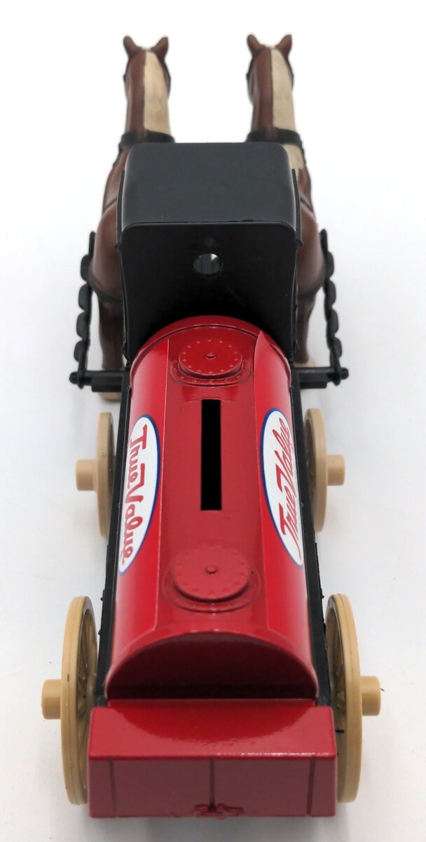 Ertl 7624-10EO 1:25 Scale Diecast True Value Hardware Horse & Wagon Coin Bank