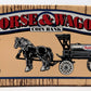 Ertl 7624-10EO 1:25 Scale Diecast True Value Hardware Horse & Wagon Coin Bank