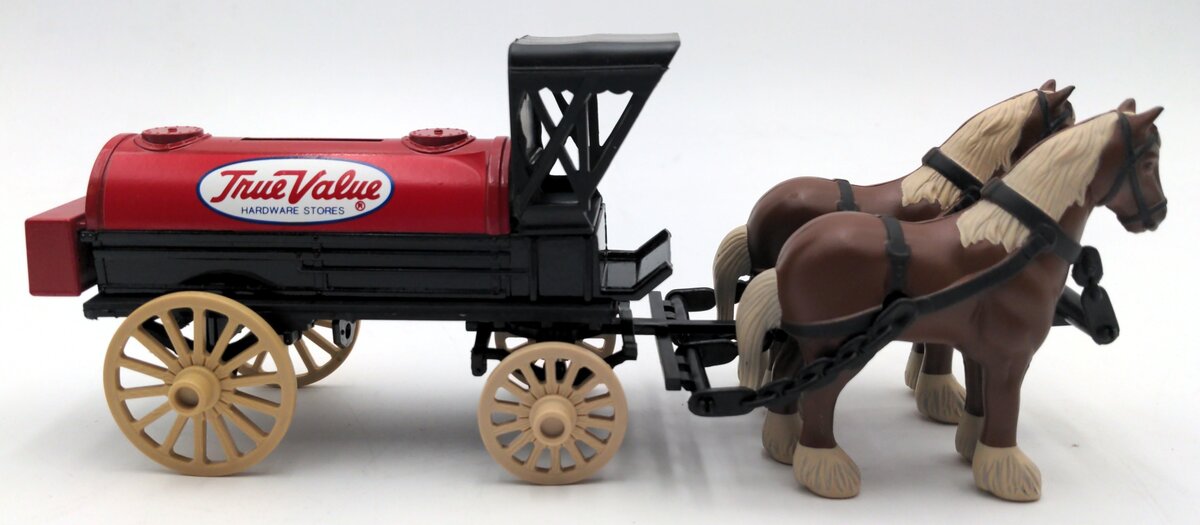 Ertl 7624-10EO 1:25 Scale Diecast True Value Hardware Horse & Wagon Coin Bank