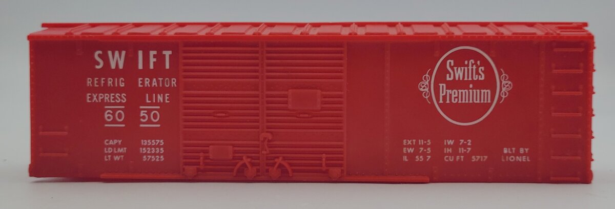 Lionel 6050-2 Red Swift's Premium Reefer Boxcar Body Shell #6050