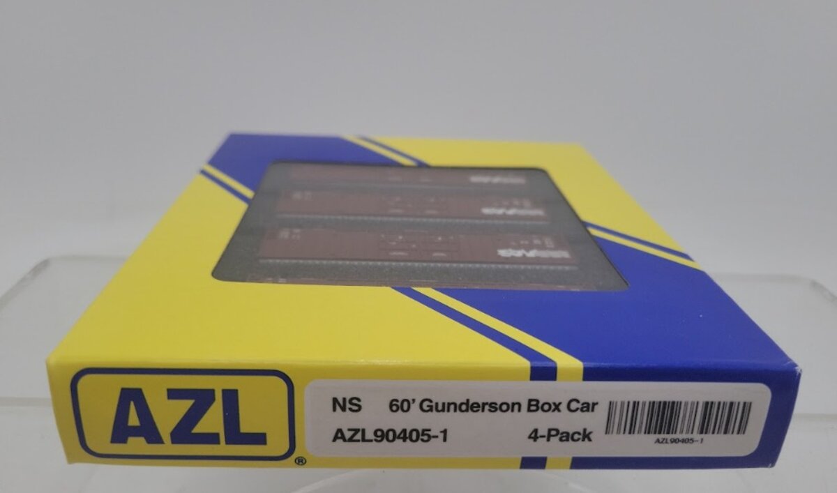 American Z-Line AZL90405-1 N Scale Norfolk Southern 60' Gunderson 4 Box Car