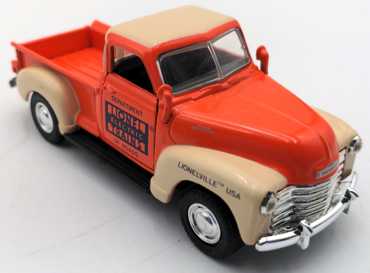 Road Champs C3100 1:43 Diecast 1995 Eastwood Lionelville 1953 Chevy Truck LN/Box