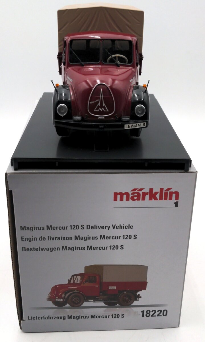 Marklin 18220 1:32 Scale Diecast Merkur 120 S Delivery Truck