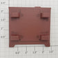 Lionel 3854-1 Brown Merchandising Boxcar End with Brake Wheel