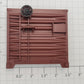 Lionel 3854-1 Brown Merchandising Boxcar End with Brake Wheel