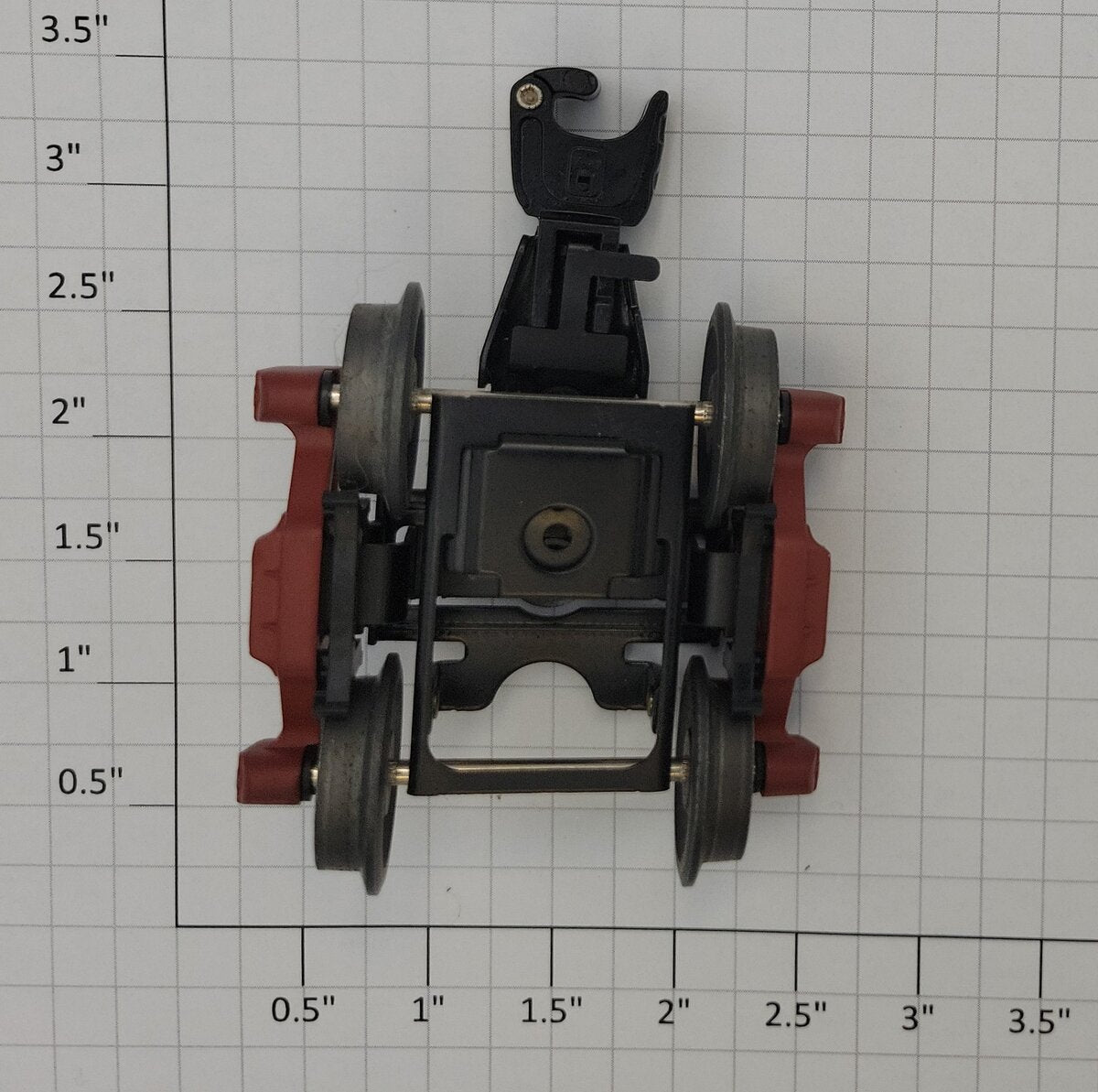 Lionel 17414-40 O Gauge Brown 40 Ton Operating Coupler 2-Sprung Truck