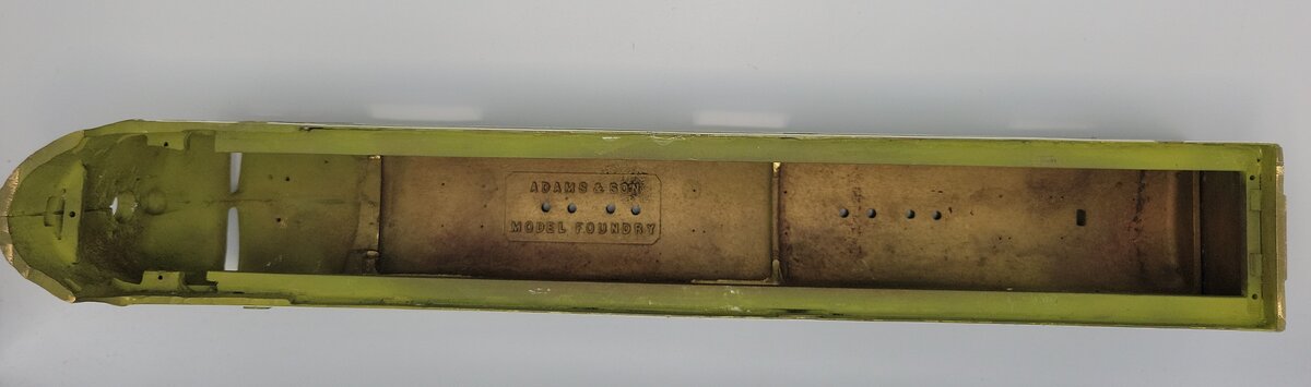 Adams & Son Model Foundry 1001 O Gauge Bronze Diesel Locomotive Shell