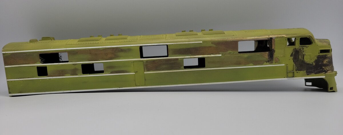 Adams & Son Model Foundry 1001 O Gauge Bronze Diesel Locomotive Shell