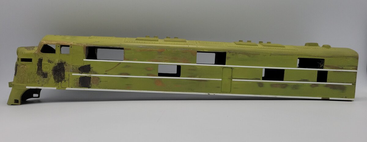 Adams & Son Model Foundry 1001 O Gauge Bronze Diesel Locomotive Shell