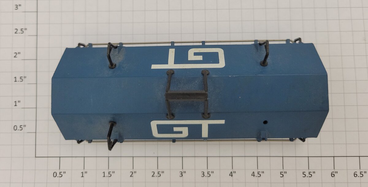 Lionel 6358-25 O Gauge Blue Grand Trunk Western Gondola Coil Cover